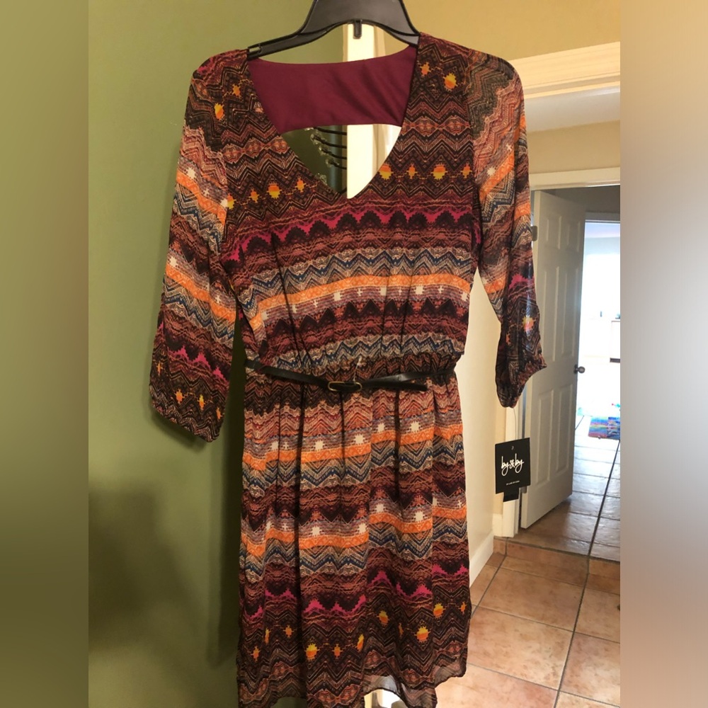 By& By Dress with belt siza M